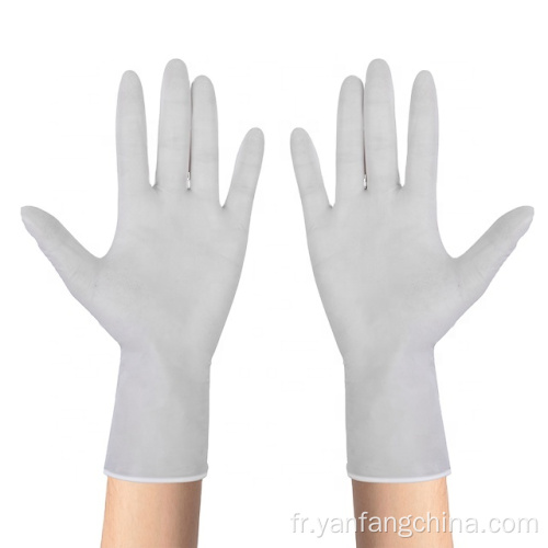 examen gants en nitrile, gants de nitrile sans poudre